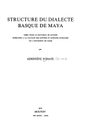Structure du dialecte basque de Maya